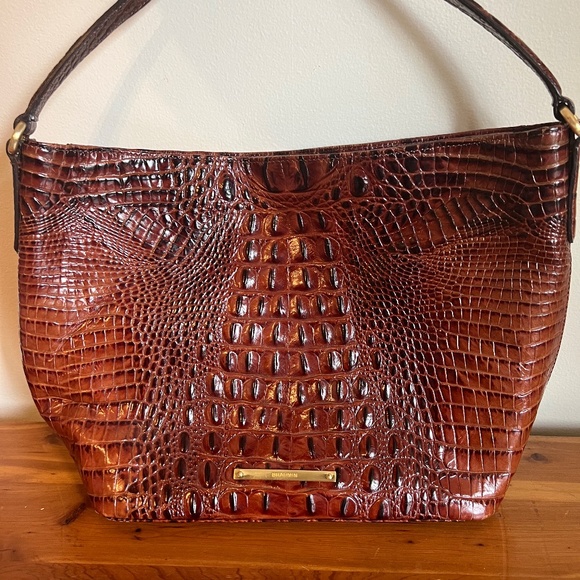 Brahmin Cognac Athena Tote - Picture 1 of 7